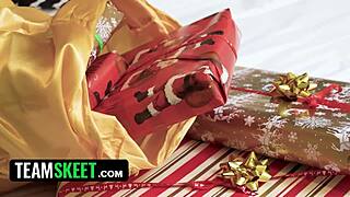 Santa prowls the town hunting for fresh pussy to satisfy his naughty Christmas cravings. He finds a hot pair ready for wild action!