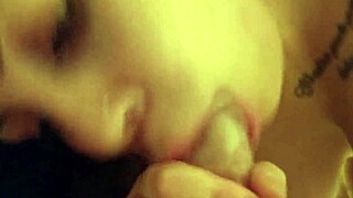 Stepsisters deliver deepthroat blowjobs on big monster cocks