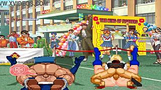 Whoa! Hentai Mugen Brian Battler and Kim Dong Hwan Clash with Power Girl and Raven!