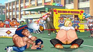 Whoa! Hentai Mugen Brian Battler and Kim Dong Hwan Clash with Power Girl and Raven!