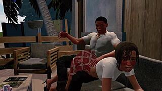Jack and Emma, Spanked Hard in Paradise, Oh My God!