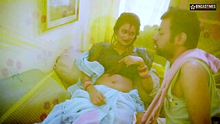 Young devar can't resist his bhabhi's tempting curves
