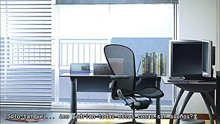 Married woman cheats with her former lover in this anime-style porn game