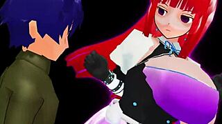 girl b hero scenes with monster lord 2 in hentai