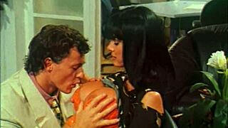 Venere Bianca, the slutty career woman, rides a monster cock in wild Italian action