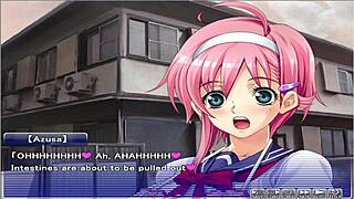 New hentai game: Apartment of Love Ep 9 – Oppai watching through a hole