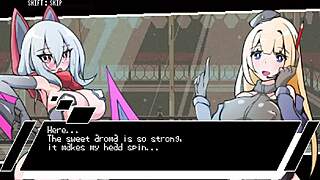 H-game buzama gameplay in anime style