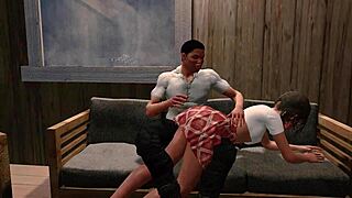 Jack and Emma, Spanked Hard in Paradise, Oh My God!