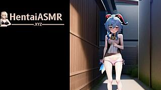 Blue haired cosplay visual journey