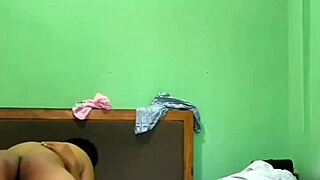 hot indian couple bangs hard in hotel room session.