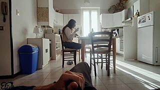 kinky guy begs for blowjob but gets handjob