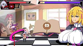 H-game buzama gameplay in anime style