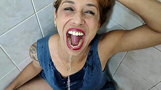 i piss fuck and cumshot on latina slut with slap