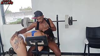 Fat BBW Rides Monster Cock While Licking Ass!