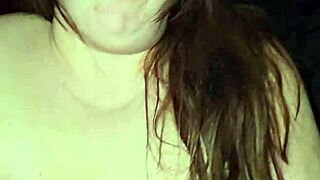 Big white woman rides cock hard and moans loud