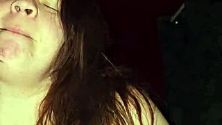 Big white woman rides cock hard and moans loud