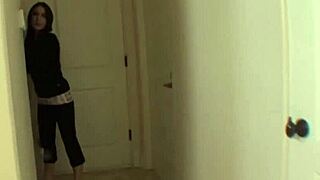 Hey, check how this huge toy slams Amy Brookes’ tight pussy!