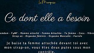 A French femdom couple humiliates her and that is what she needs