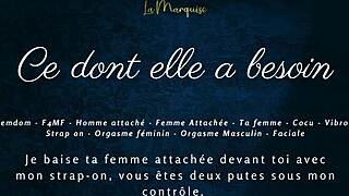 French femdom couple humiliates her