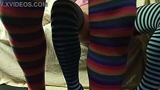 لاتينية سمراء مثيرة تغوي حبيبها في لعب أدوار جامح