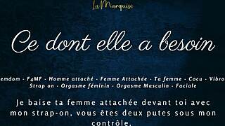 A French femdom couple humiliates her and that is what she needs