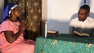 Big Ass Slut Enjoys Sex Before Confession