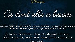 A French femdom couple humiliates her and that is what she needs