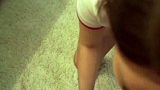 StepdadTherapy Catches Maya Kendrick Redhead Working a Huge Thick Cock on Cam for Creampie