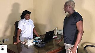 Hey, see how this sexy nurse got my dick standing again! 😜