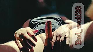 CFNM threesome roughs up bodybuilder