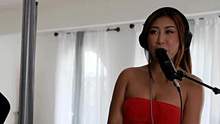 Busty Asian Queen Nicole Doshi Gets Close with Victor Ray