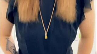 Hey, check my lil fun at work with wet teasing!