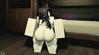 hey, check this slut roblox puta in her first wild test video!