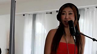 Busty Asian Queen Nicole Doshi Gets Close with Victor Ray