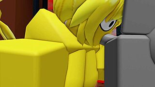 Roblox noob's big boob creampie