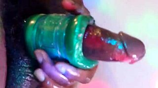 i worship this huge bodybuilder's big black cock, dirty talking as i masturbate and catch every cumshot