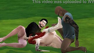 Man, Mortimer and Duncan bang Sabri Muff hard, Mercedes joins too! 😈