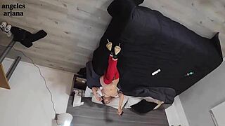 Oiled big ass squirting during anal creampie with boots on after massage trailer