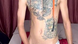 hey, thiago kelton is drilling a silicone butt in the bedroom.