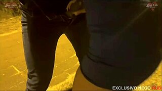 Yo, Paolla Hotwife knows how to bang on the street with a massive rod!