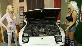 Paige Ashley and Dolly Delight Heat Up as Lesbians with Masturbation Toy