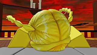 Roblox noob's big boob creampie