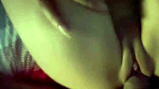 Beautiful MILF gets her ass fucked by a black man in this POV video