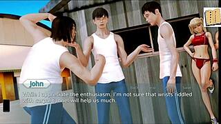 Exploring the academy in game 102