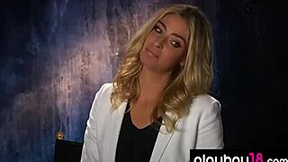 Busty Australian Beauty Posing Outdoor