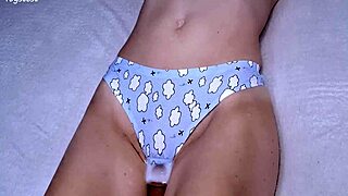 teasing stepsister with dildo after cumshot, she’s begging for more! 😈