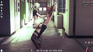 Asian cutie gets naughty and shows her skills