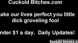 wife turns old husband into cuckold bitch in pov