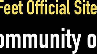 lucky philly john cums hard on britanny shae's sexy barefoot soles