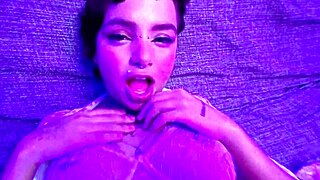 Cute Alt Teen Bangs Lucky Guy Until Her Mouth Overflows with Cum